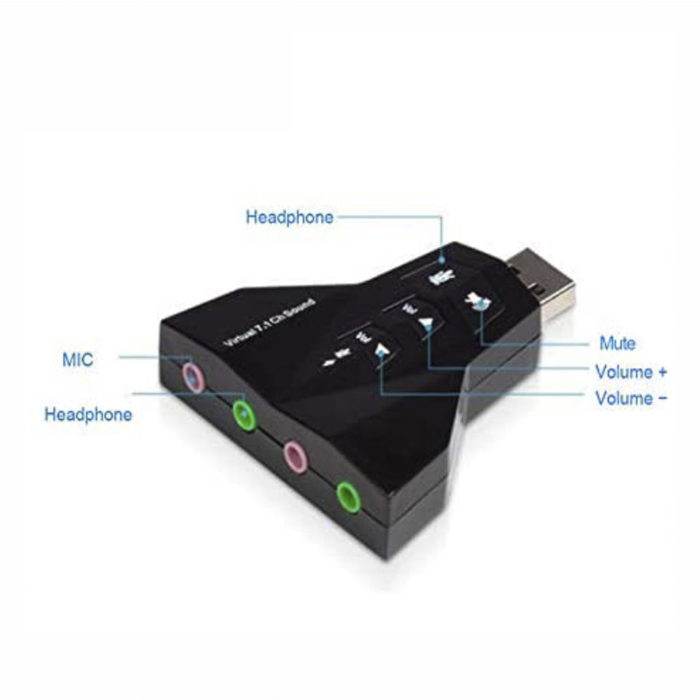 Tarjeta de Sonido Externa USB 7.1 - ENERGIT