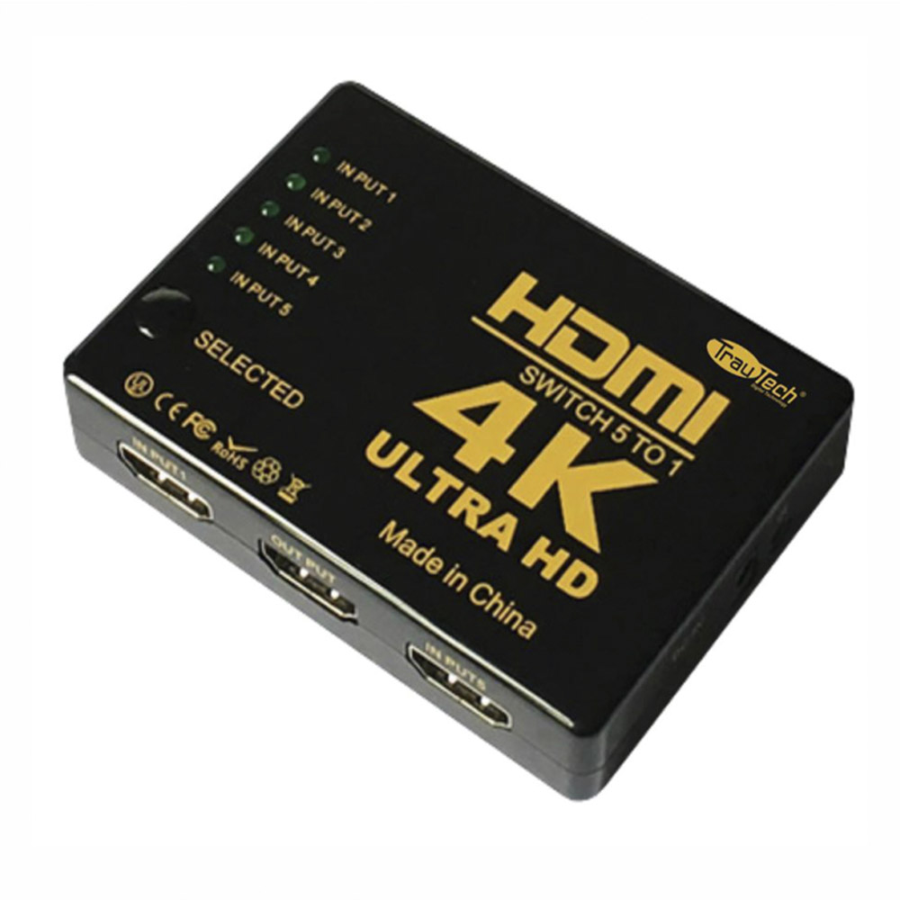 Switch HDMI 4K de 5 Puertos - ENERGIT